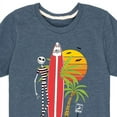 thumbnail image 3 of The Nightmare Before Christmas - Jack Sunset Beach - Toddler And Youth Short Sleeve Graphic T-Shirt, 3 of 5