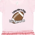 thumbnail image 3 of Inktastic Football - Like a Girl Gift Toddler Girl Dress, 3 of 4