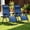 Blue, variant on WLLJOY Zero Gravity Chair 2Pcs, 350lb Capacity, Folding Reclining Chair with Adjustable Pillow and Cup Holder for Garden, Patio, Beach, Black