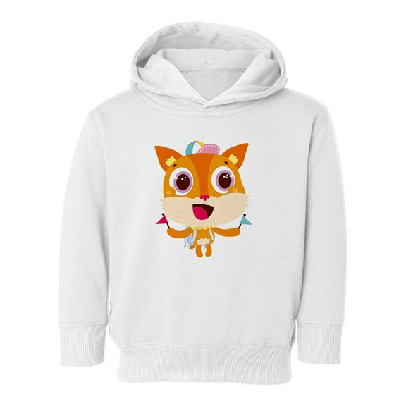Cute Fox With Flags Hoodie Toddler -Image by Shutterstock,  5 Toddler