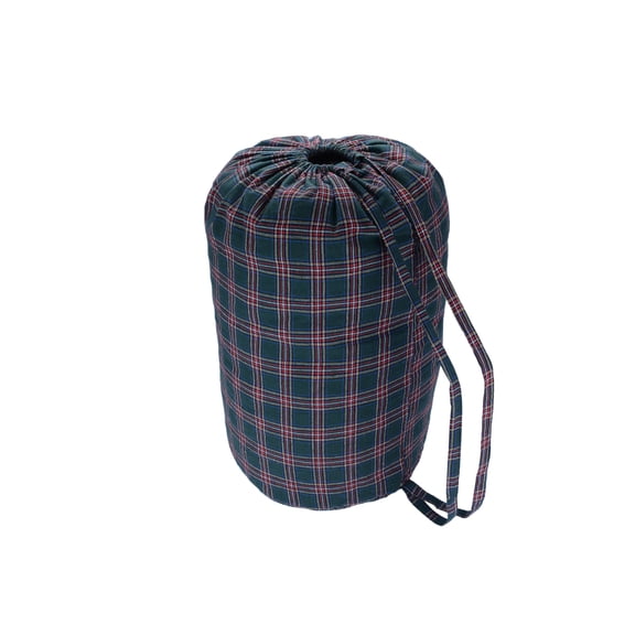 Velvet/Plaid Crash Pad, A Throw Bed, One Size, SJH