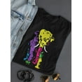 thumbnail image 3 of Amazing Colorful Elephant T-Shirt Women -Image by Shutterstock, Female Large, 3 of 4