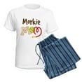 thumbnail image 5 of CafePress - Morkie Dog Mom Women's Light Pajamas - Women's Short Sleeve Print T-Shirt and Pants Light Cotton Pajama Set, 5 of 7