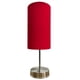 thumbnail image 1 of Lampara De Mesa, Luz Ideal, Murano Satín, Pantalla De Tela Rojo, 1 of 6
