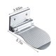 thumbnail image 5 of Pedal de ducha de aluminio Reposapiés de baño Soporte de pedestal de baño montado en la pared, plateado Jumpingount HA003605-01B, 5 of 6