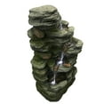 thumbnail image 4 of MULTILEVEL STONE FOUNTAIN WITH 3 COOL WHITE LED LIGHTS, 4 of 5
