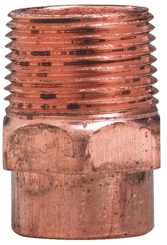 Elkhart Products 10130310 1/2" X 1/2" Copper Mip Adapter