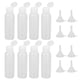 thumbnail image 4 of Botella de viaje para cosméticos, minienvases de plástico vacíos transparentes con 8 embudos para loción de Perfume, 100ml, 8 Uds., 4 of 8