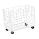 thumbnail image 3 of Cesto para la ropa sucia con ruedas, cesta de almacenamiento multifuncional de alambre de hierro Blanco, 3 of 9