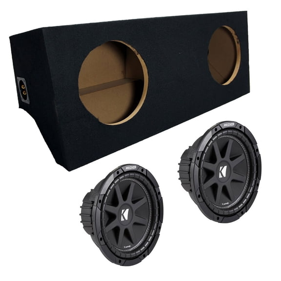 Custom Ford Mustang 05-12 Dual 10" Loaded Kicker C10 Comp Sub Box Enclosure New