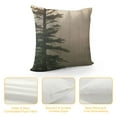 thumbnail image 4 of MLJA Decorative Throw Pillow Covers Valley Rising Mist Foggy Pine Forest Trees Nature Parks Outdoor Range Square Pillow Cover Cases for Couch Sofa, 4 of 5