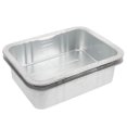 thumbnail image 1 of CIMAXIC 2Pcs Steel Oil Drain Pan Silver Leakproof Automotive Waste Oil Collector for Maintenance, 1 of 6