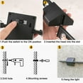 thumbnail image 5 of YVE Solar Deck Lights Outdoor, IP65 Waterproof LED Solar Wall Lights Auto On Off Bright Solar Fence Light for Patio, Backyard, Porch, Pool, Pathway (Warm Light, 1P)-0621, 5 of 5