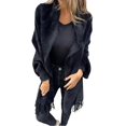 thumbnail image 5 of Pyhlmscde Women's Long Sleeve Casual Long Sleeve Knit Lightweight Cardigan Outwear, Fall Coats, Fall Clothes for Women, Cardigan for Women, 5 of 5