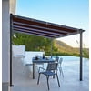 Shatex 6x12ft Wine Red Outdoor Waterproof Sunscreen Shade Panel Ready-to-tie Ropes designed for Pergola/Patio/Window/RV Awning