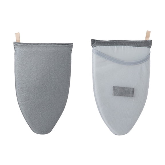 WHAMVOX 2 Pcs Waterproof Anti Steam Mitt Hanging Hot Machine Insulation Glove Grey
