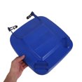 thumbnail image 7 of LOLIPPYY Commercial Trash Can Lid Replacement Plastic Outdoor Garbage Bin Lid 30L Trash Can Cover for Waste Bin Containers Dustbin Heavy-Duty Blue, 7 of 7
