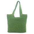 thumbnail image 2 of Bolsas de playa de verano Bolsa tejido de gran capacidad para mujer Bolsas casuales de moda (Verde) Likrtyny Para Estrenar, 2 of 6