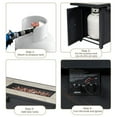 thumbnail image 3 of GVN Outdoor Furniture Sets, Outdoor Conversation Set,9 Pieces Patio Furniture Set with 42 Inches 60000 BTU Fire Pit-Navy, 3 of 9