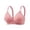 Rose Gold, variant on Womens Bras Solid Wireless Push up Back Closure Breathable Lace Shaping Adjustable Brassiere