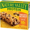 thumbnail image 5 of (12 pack) Nature Valley Protein Chewy Snack Bars, Peanut Butter Dark Chocolate, 5 Bars, 7.1 oz, 5 of 16
