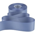thumbnail image 4 of Ribbonitlux Grosgrain Ribbon 2 Inch x 25 Yards – Premium Polyester Craft Ribbon for Hair Bows, Gift Wrapping, Weddings & DIY – Solid Smoke Blue(#363) – 1 Roll, 4 of 6