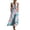 Multicolor 1, variant on Women Casual V Neck Sundress Summer Sleeveless Floral Printed Shift Dress Vacation Beach Long Dresses