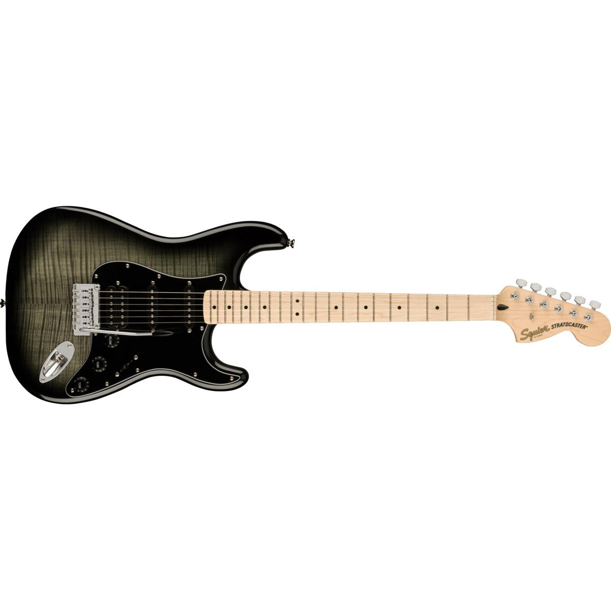 Squier Affinity Series Stratocaster FMT HSS Maple Fingerboard Electric Guitar Black Burst