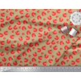 thumbnail image 3 of Soimoi Green Rayon Fabric Tomato Vegetable Decor Fabric Printed Yard 58 Inch Wide, 3 of 3