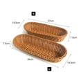 Travelwant Wicker bread Basket Small Bread Basket Willow Basket Bowl
