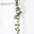 thumbnail image 4 of Wosthever Guirnalda de rosas artificiales, vid de rosas de seda falsa, flores colgantes realistas para Hotel, oficina, jardín, decoración artesanal Decoración Rosa 230*8 Wosthever HA084141-02, 4 of 6