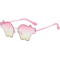 thumbnail image 1 of Gafas de sol para niños ... pequeños Gafas de sol de metal con forma de hipopótamo T, 1 of 5