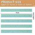 thumbnail image 3 of 5 Rolls Christmas Ribbon 1.5 inch Wide Decorative Ribbon for Gift Wrapping and Holiday Decorations Cute Summer Ice Cream, 3 of 7
