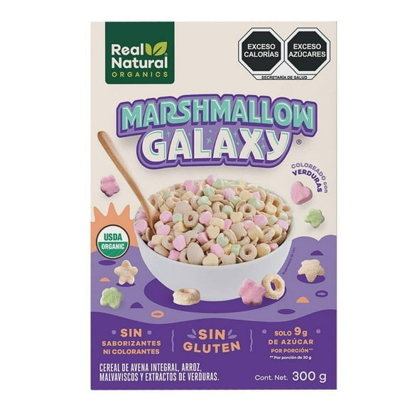 Cereal Real Natural de avena integral, arroz, malvaviscos y extractos de verduras 300 g