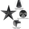 thumbnail image 4 of El granero de estrella de metal desgastado para sala de estar, dormitorio, decoración del hogar, decoración al aire libre, decoración de arte de pared de granja, negro, 30 cm Xemadio LF-0164, 4 of 5