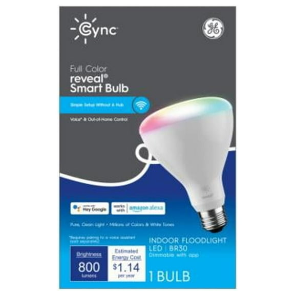 GE Lighting 93130127 GE 9.5W BR30 Smart Bulb - Quantity 1