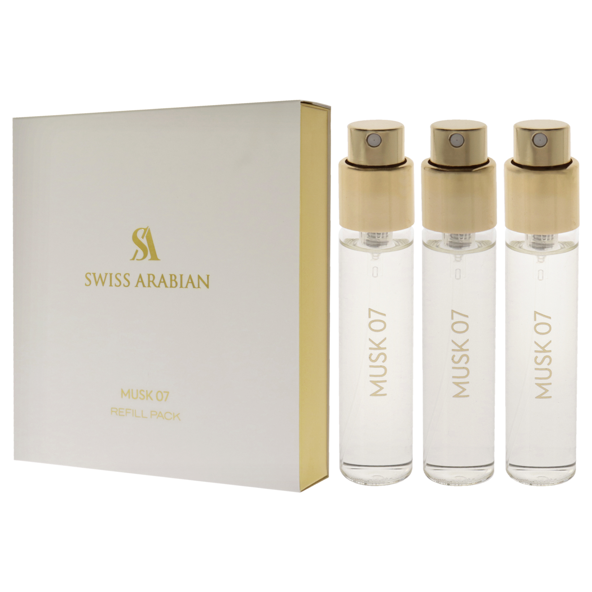 Swiss Arabian Musk 07, Arabian Perfume for Women, 3 Pc Refill Gift