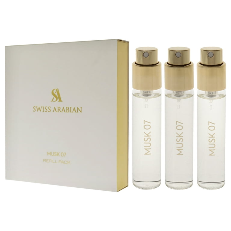 Swiss Arabian Musk 07, Arabian Perfume for Women, 3 Pc Refill Gift