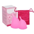 thumbnail image 2 of Copa Menstrual A Prueba De Fugas Copa Menstrual Reutilizable A Prueba De Fugas Copa Menstrual De Silicona Almohadilla De Tampón Herramienta Menstrual Femenina Alternativa Pink1pc ANGGREK Otros, 2 of 8