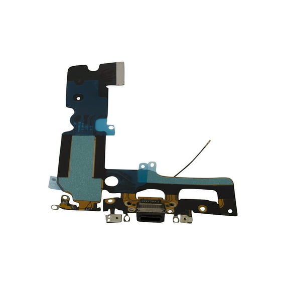 iPhone 7 Plus 5.5 Replacement Charging Charge Port Flex Cable Part - Black (Aftermarket Quality)