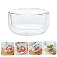 thumbnail image 5 of WRITWAA Transparent Double Layer High Borosilicate Glass Mixing Bowl 1 Pc Kitchen Bowl, 5 of 8