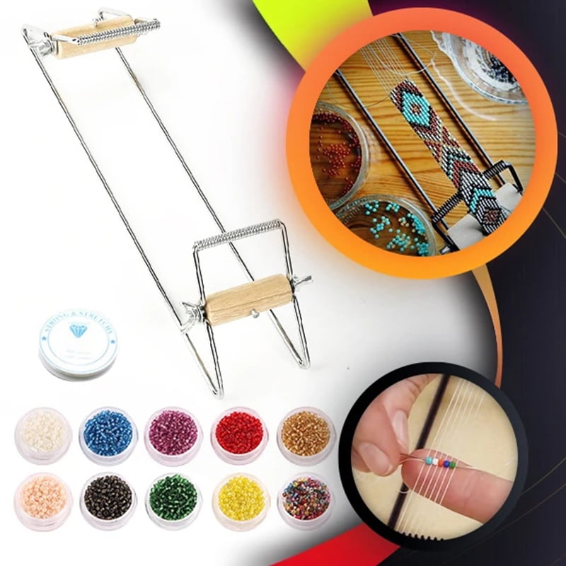Traditional Bead Loom kit Weaving Beading Set for Jewelry Bracelets DIY Handmade Knitting Machine Jewelry Making Bead Looms