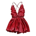 thumbnail image 2 of LSLJS Camisole Aguichant à Volants et Col en V pour Femmes, Pyjama Nuisette Aguichant, Lingerie Aguichant, Ensembles de Lingerie, 2 of 3