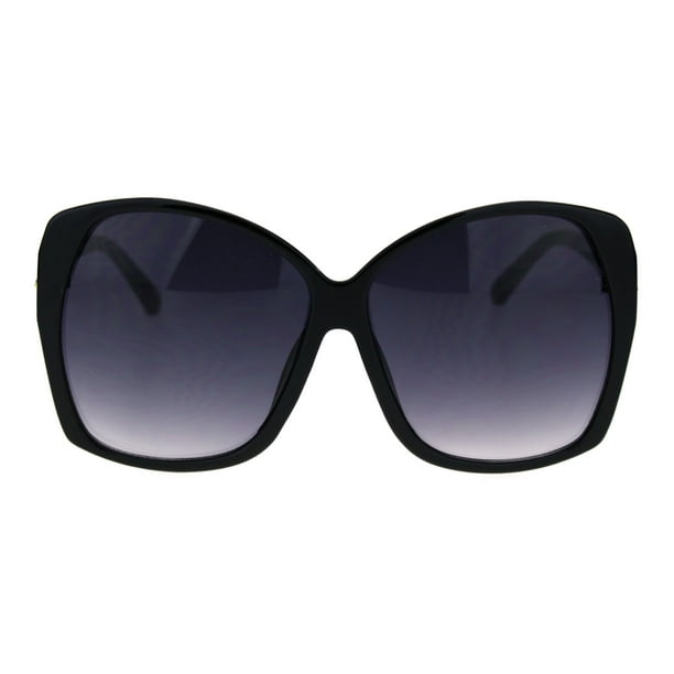 SA106 - Womens Mod Oversize Minimal Chic Diva Butterfly Sunglasses ...