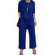 thumbnail image 5 of 3 Pcs/Set Women Coat Vest Pants Set Long Sleeve Cardigan O Neck Sleeveless, 5 of 5