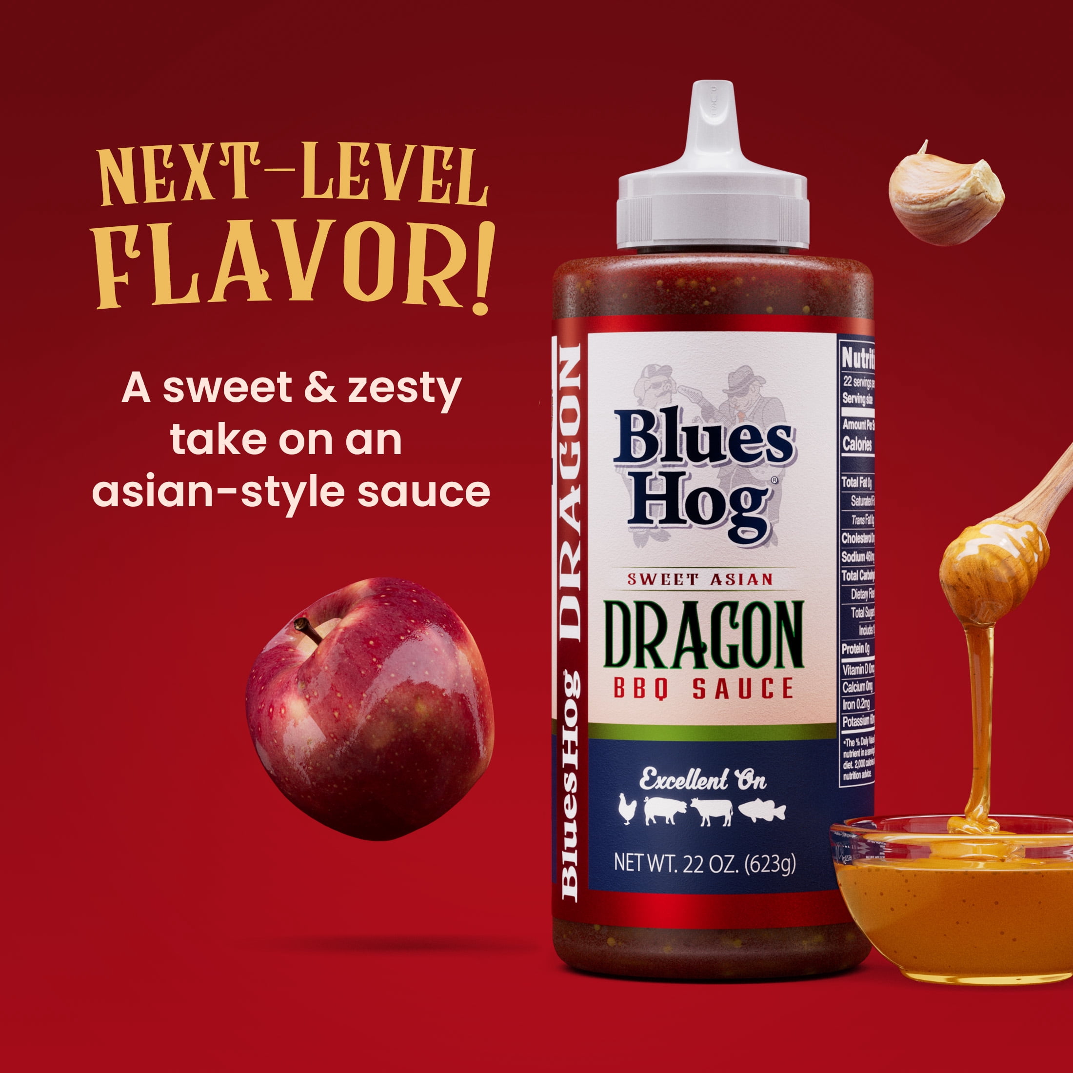 Sweet Asian Dragon BBQ Sauce, 22 oz