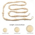 thumbnail image 6 of Wood Bead Garland Farmhouse Rustic Wooden Beads for Wall Hanging Decor, 6 of 6