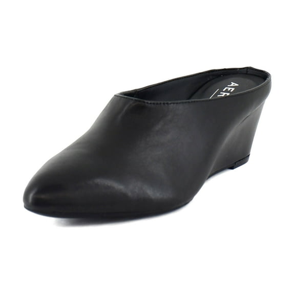 Aerosoles Camia Women's Clogs & Mules Black Leather Size 8 M