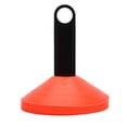 thumbnail image 1 of 10 Uds. Práctico Mini marcador de discos de cono de campo, herramienta de entrenamiento de velocidad deportiva para fútbol (naranja), 1 of 5