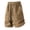 A415 Brown, variant on Casual Techwear Shorts for Men Streetwear Fashion Relaxed Fit Shorts with Zipper Pockets Elastic Waist Long Drawstring Lightweight Summer Activewear Hip Hop